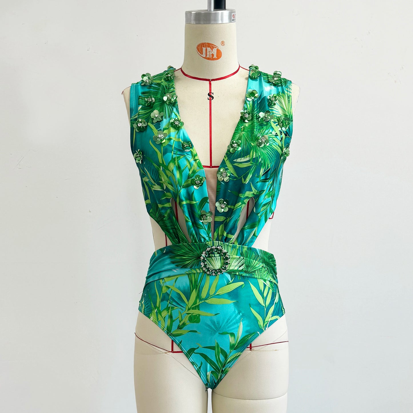 Maiô Elegante 2024 para Mulheres com Saia, Alto da Cintura, Roupas de Banho com Saia, Vestido Estampado Fashion, Praia