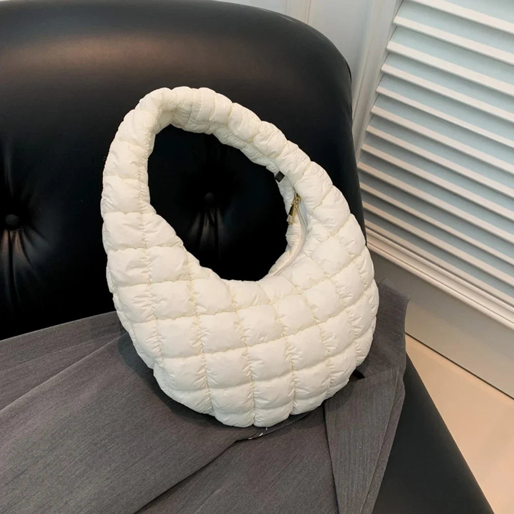 Fashion Quilted Shoulder Bags for Women Handbag Mini Cloud Pleated Bags Puffer Dumpling Bag Girl Luxury Tote Bags Top Handle Bag