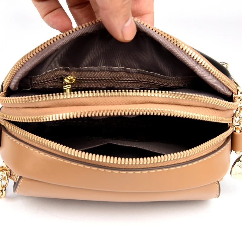 Luxury Women Handbags and Purses Casual Style Designer Crossbody Bags High Quality Leather Shoulder Messenger Bag 2025 Small Sac