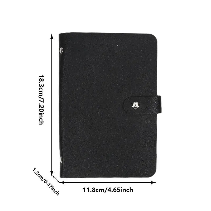 Money Savings Challenge Binder Clear 100 Envelopes Budget Savings Challenges Book Leather Waterproof Cash Budget Notebook