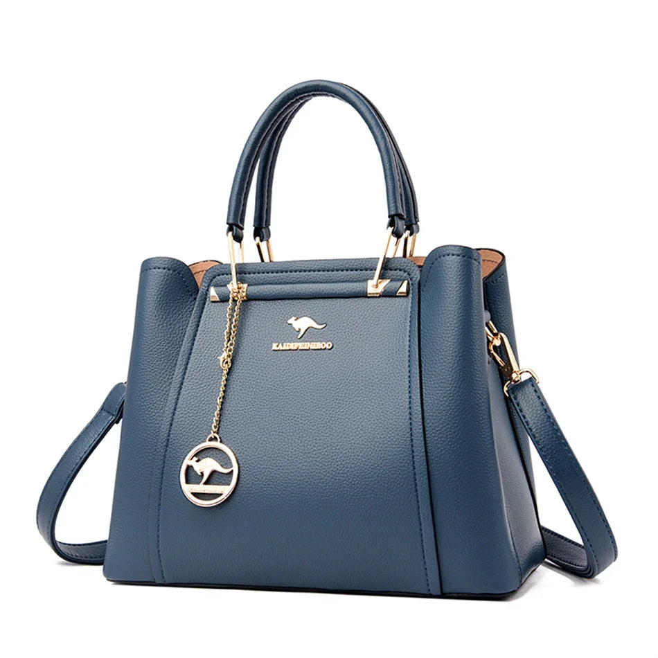 Bolsas de Couro de Grande Capacidade Shopper - Marca Messenger Totes
