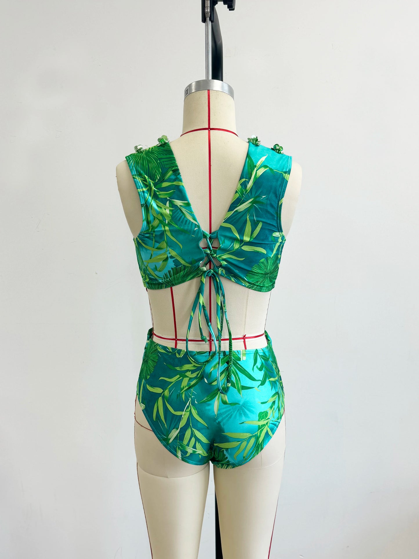 Maiô Elegante 2024 para Mulheres com Saia, Alto da Cintura, Roupas de Banho com Saia, Vestido Estampado Fashion, Praia