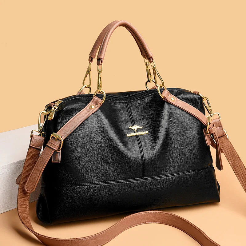 Elegrant Women's Handbags Premium Leather Large Capacity Women's Large Capacity Handbag Women's Casual Handbags Bolsa 2022 New