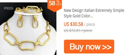 Conjunto de Joias em Ouro Dubai, Colar Cubano e Brincos para Mulheres, Jóias de Casamento para Noivas, Presente para Festa de Banquetet