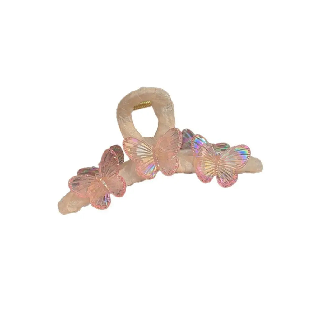 Clipes de cabelo de festa para mulheres, clipe de cabelo de caranguejo, animais, clipe de borboleta, clipe de tubarão coreano, presilha de cabelo de acrílico, suporte para rabo de cavalo.