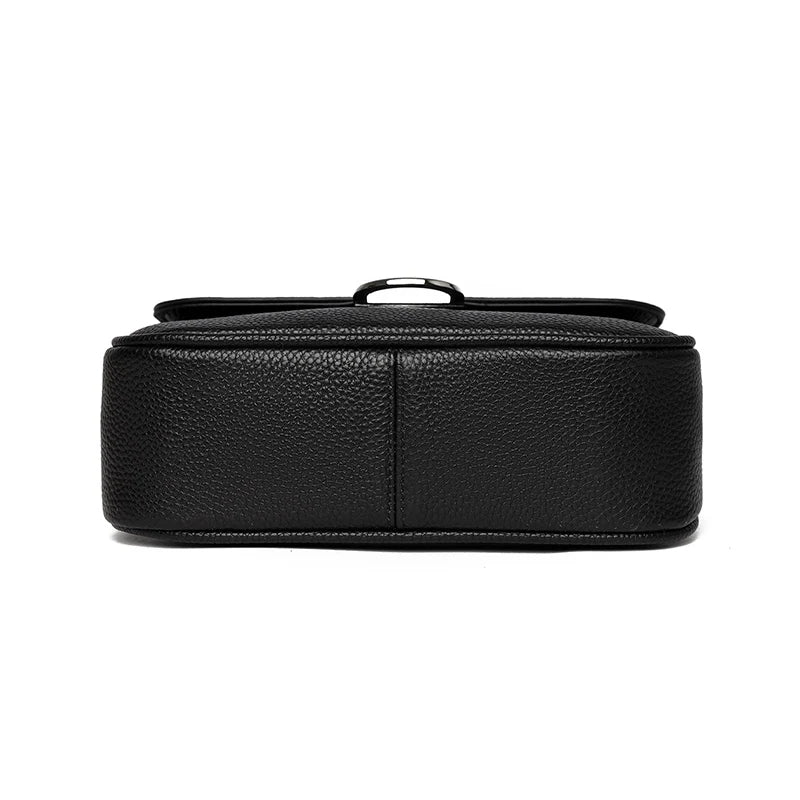 100% Genuine Leather Handbag 2025 Fashion Solid Color Female Shoulder Crossbody Bag Women bags Designer Cowhide Ladies Tote Bags
