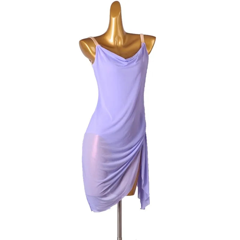 Fantasia Feminina para Competição de Dança Latina, Roupas para Performance, Vestidos de Palco, Roupas de Dança para Mulheres e Meninas, Top Feminino e Saia