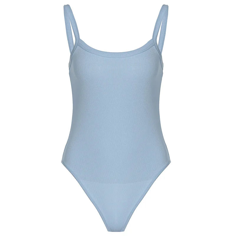 Strap Sólido Bodycon Sexy Body Casual Básico Branco Verão Bodysuit Tops Femininos Sem Mangas Bodysuits Transparente Macacão Slim