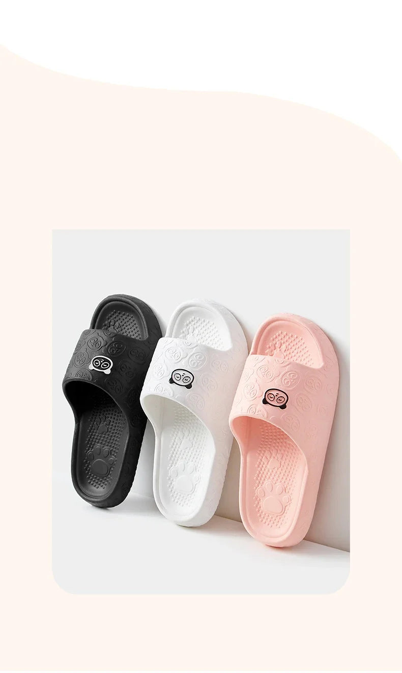 Chinelo de Plataforma Chunky com Solado Macio Eva para Mulheres 2024 Verão, Sandálias de Praia com Solado Grosso, Chinelos de Couro Antiderrapantes para Uso Externo