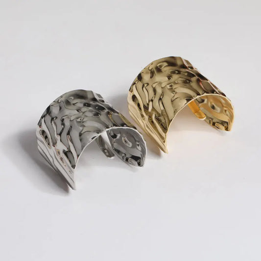 Ganchos de Cabelo Estilo Japonês em Metal, Ganchos de Rabo de Cavalo Escovados, Tiara, Grampos de Cabeça, Fivela de Cabelo Luxuosa em Ouro e Prata, Acessórios