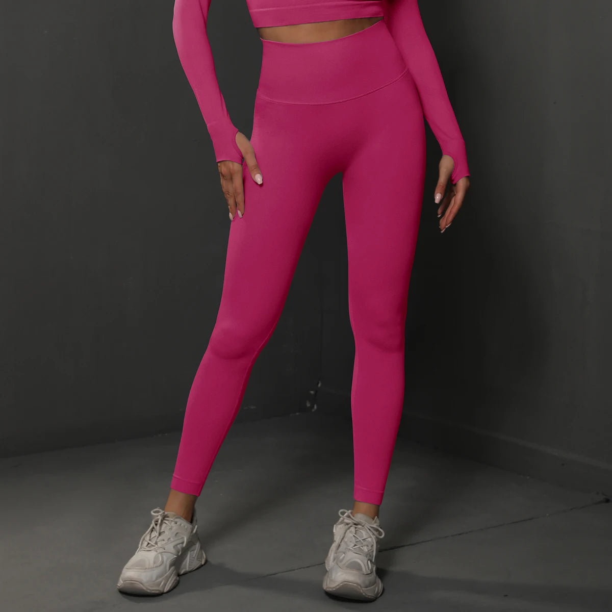 Leggings de Ginástica Sem Costura para Mulheres, Calças de Yoga Sexy, Leggings de Cintura Alta para Levantar o Bumbum, Roupas Esportivas Femininas, Vestuário de Fitness