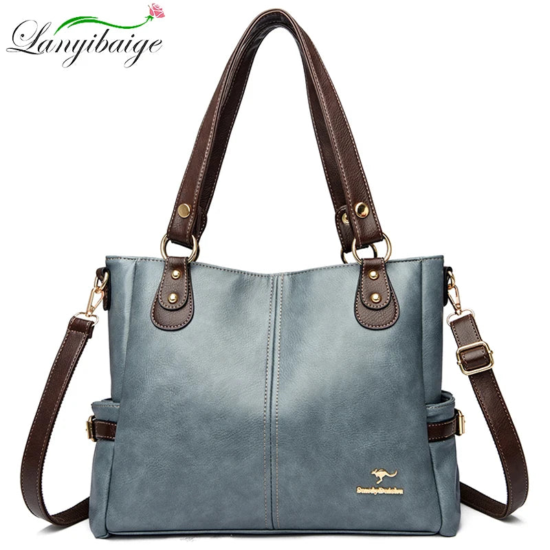 Soft Leather Crossbody Bags for Women 2022 Luxury Handbags Women Bags Designer Female Casual Hand Shoulder Bag bolsos de mujer