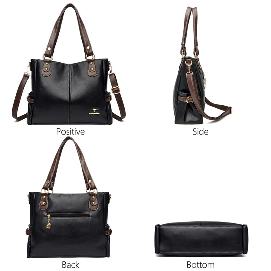 Soft Leather Crossbody Bags for Women 2022 Luxury Handbags Women Bags Designer Female Casual Hand Shoulder Bag bolsos de mujer