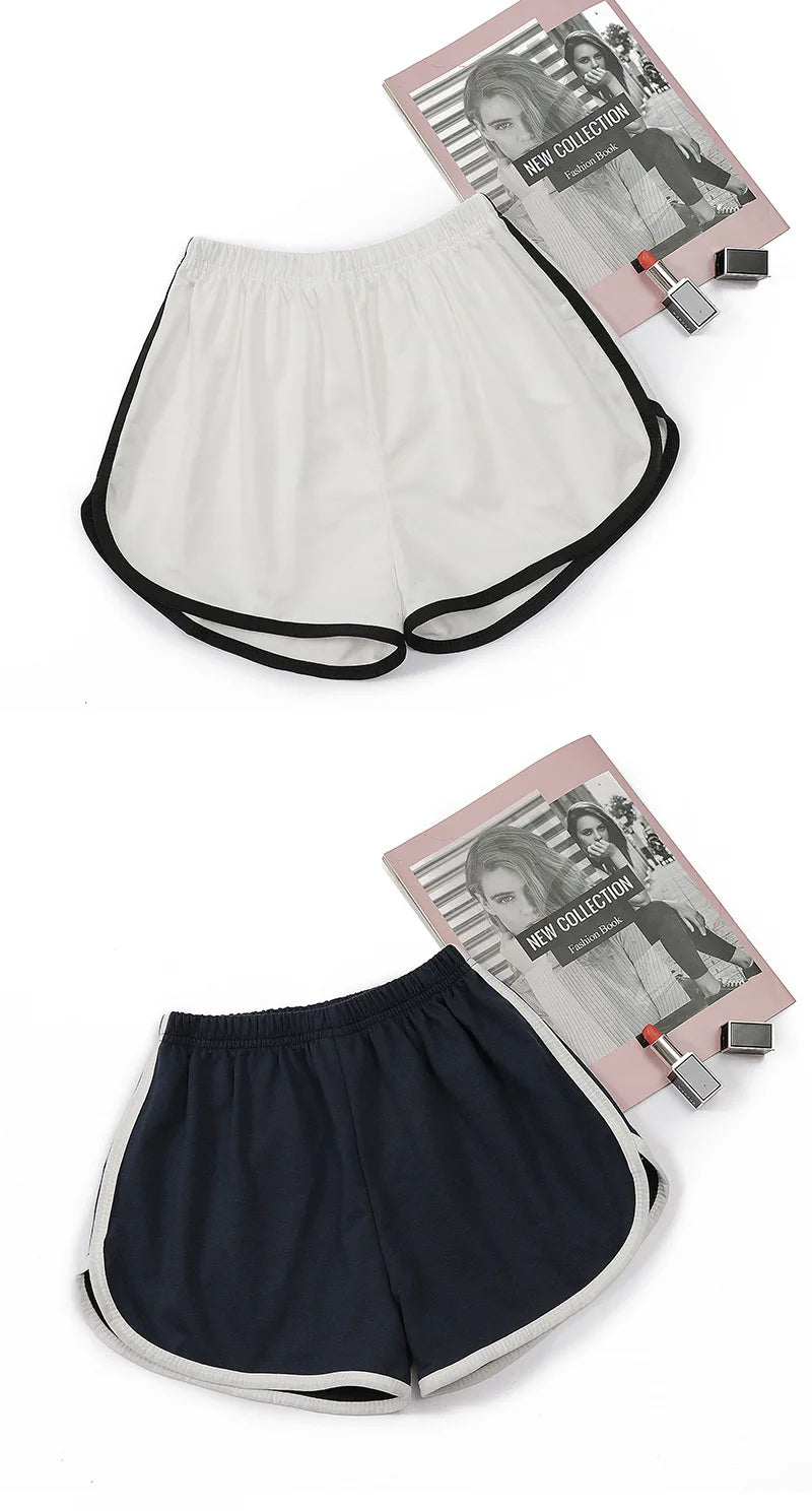 Shorts Elásticos Femininos, Leves e Soltos, Rápido Secagem, Finos para Verão, Corrida, Fitness, Lazer e Resistentes ao Uso Externo.