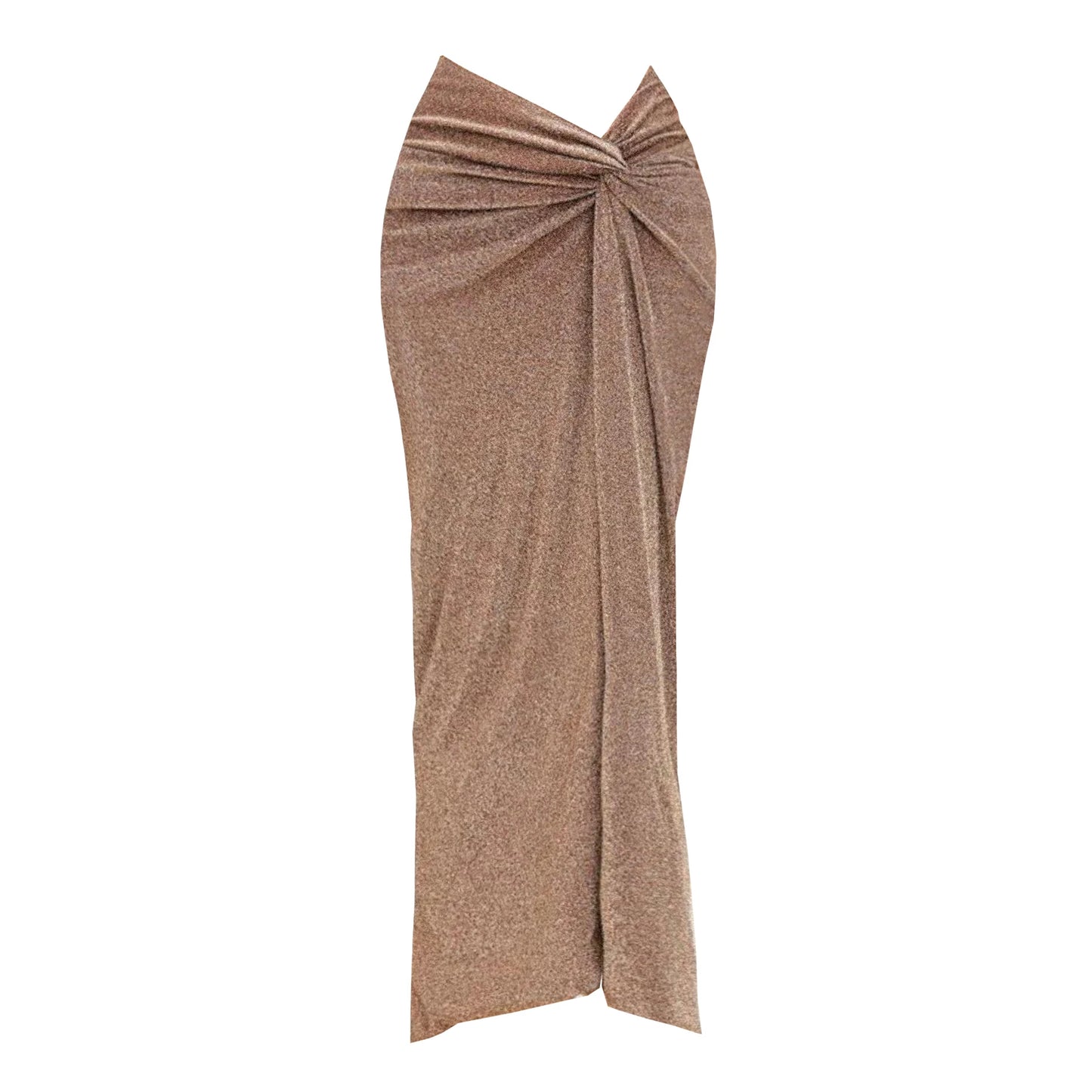 Conjunto de 3 peças de maiô push up com saia longa, sexy, moda feminina, biquíni com decote em V, macacão brilhante, roupa de banho e cobertor de praia.