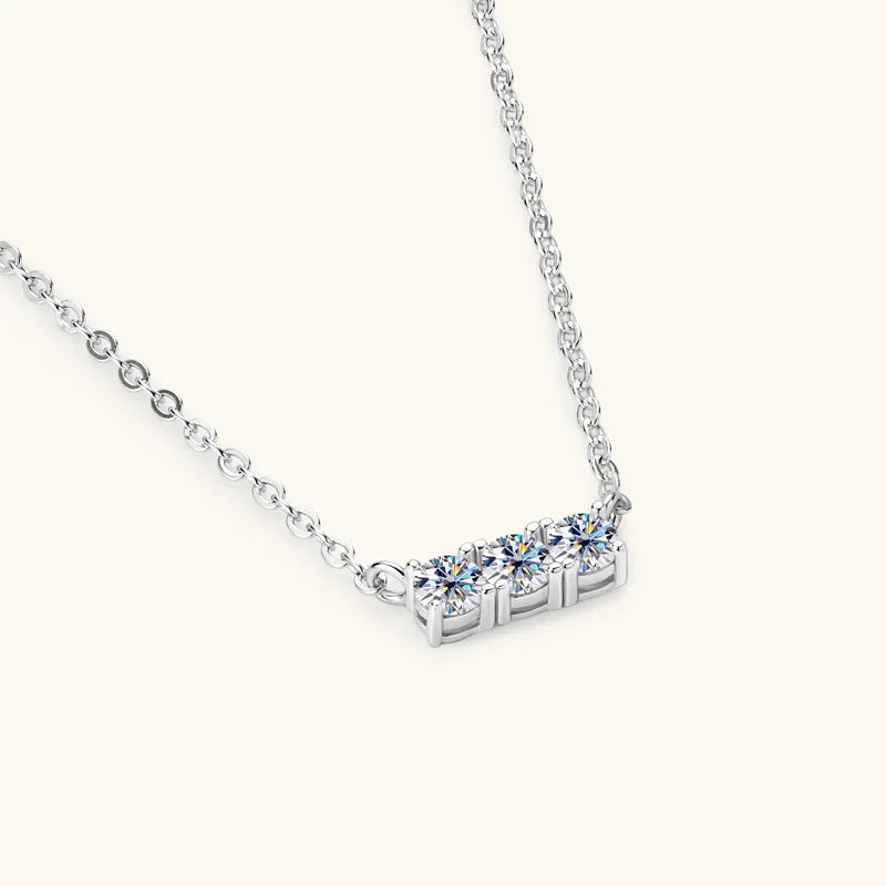 Colar de Mulher D Color com Pendente em Moissanite, Prata s925, Amarelo, Coleção Completa de Moissanite para Mulheres, Colar de Luxo com Pendente em Moissanite para Mulheres