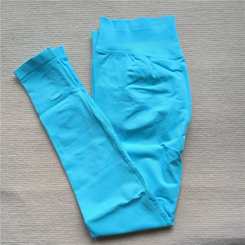 Leggings de Yoga Sem Costura YEAE para Mulheres, Calças de Fitness Atléticas para Levantamento de Bumbum, Leggings de Compressão para Academia, Roupa Ativa para Treinos.