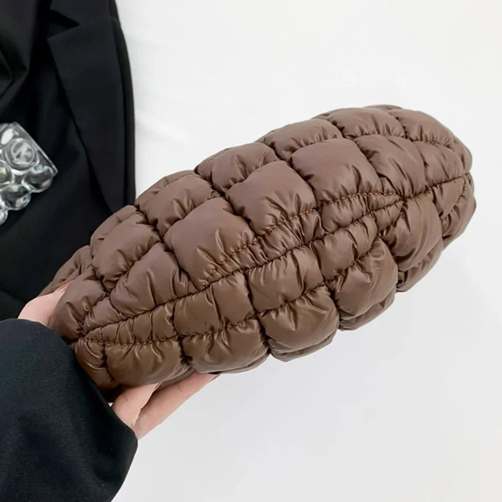 Fashion Quilted Shoulder Bags for Women Handbag Mini Cloud Pleated Bags Puffer Dumpling Bag Girl Luxury Tote Bags Top Handle Bag