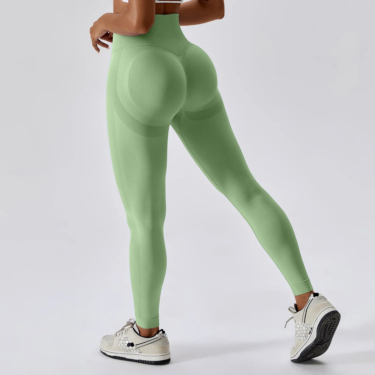 Leggings de Yoga para Mulheres Fitness, Corrida, Cintura Alta, Calças Slim, Levanta o Bumbum, Legging de Esporte com Roupas de Ginástica, Jogging, Treino Feminino