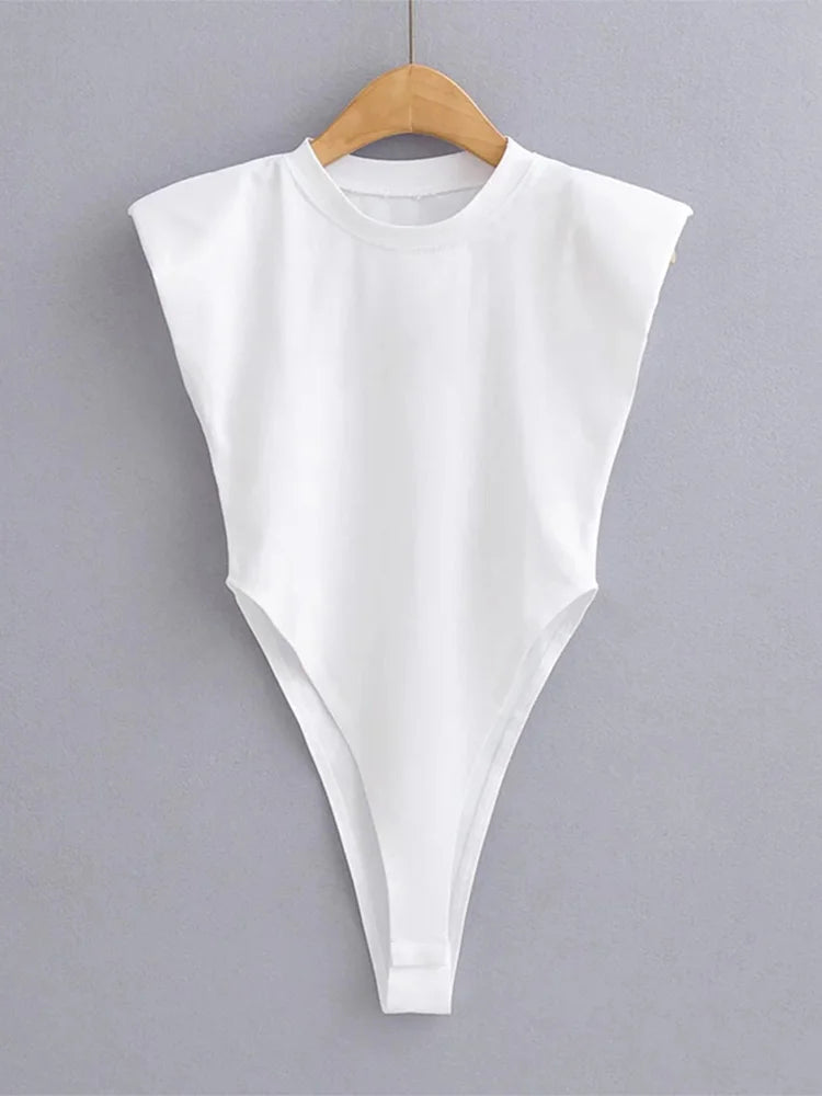 Mangas dessaturadas sexy mulheres, macacão verão, bodycon com ombreiras, macacão preto sem mangas para mulheres brancas.