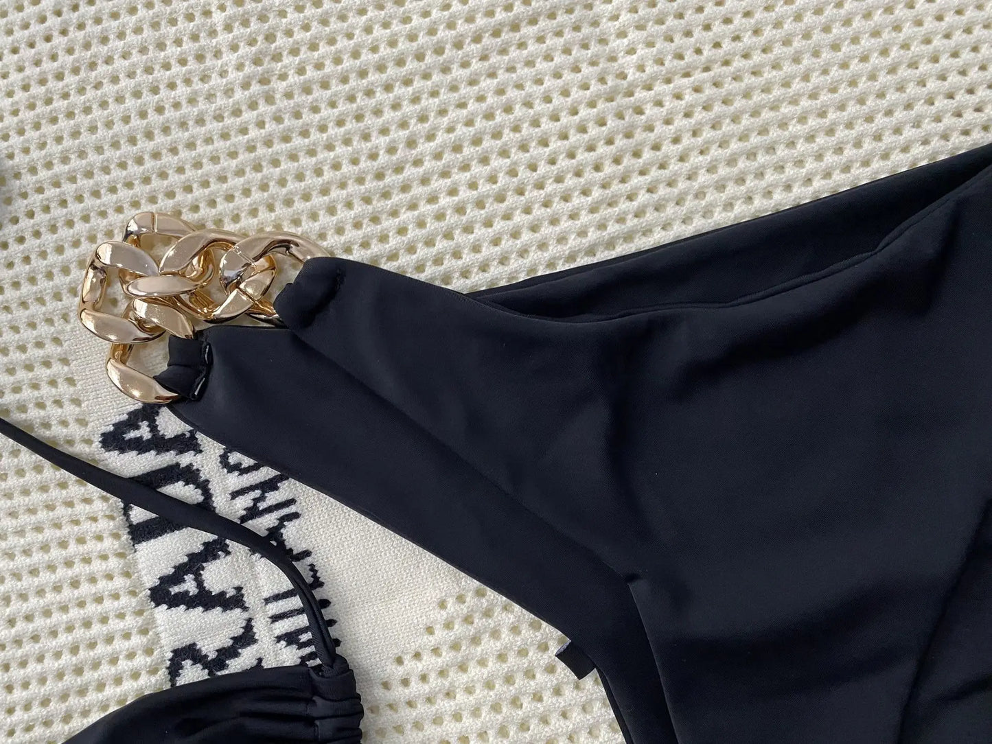 Biquíni sexy push up em 2025, micro corrente, verão, tecido macio, entrada de luxo, maiô feminino de duas peças, traje de banho para praia.