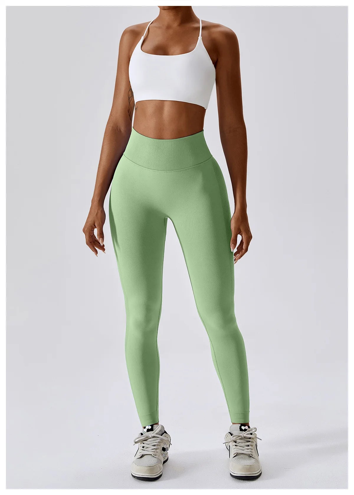 Leggings de Yoga para Mulheres Fitness, Corrida, Cintura Alta, Calças Slim, Levanta o Bumbum, Legging de Esporte com Roupas de Ginástica, Jogging, Treino Feminino