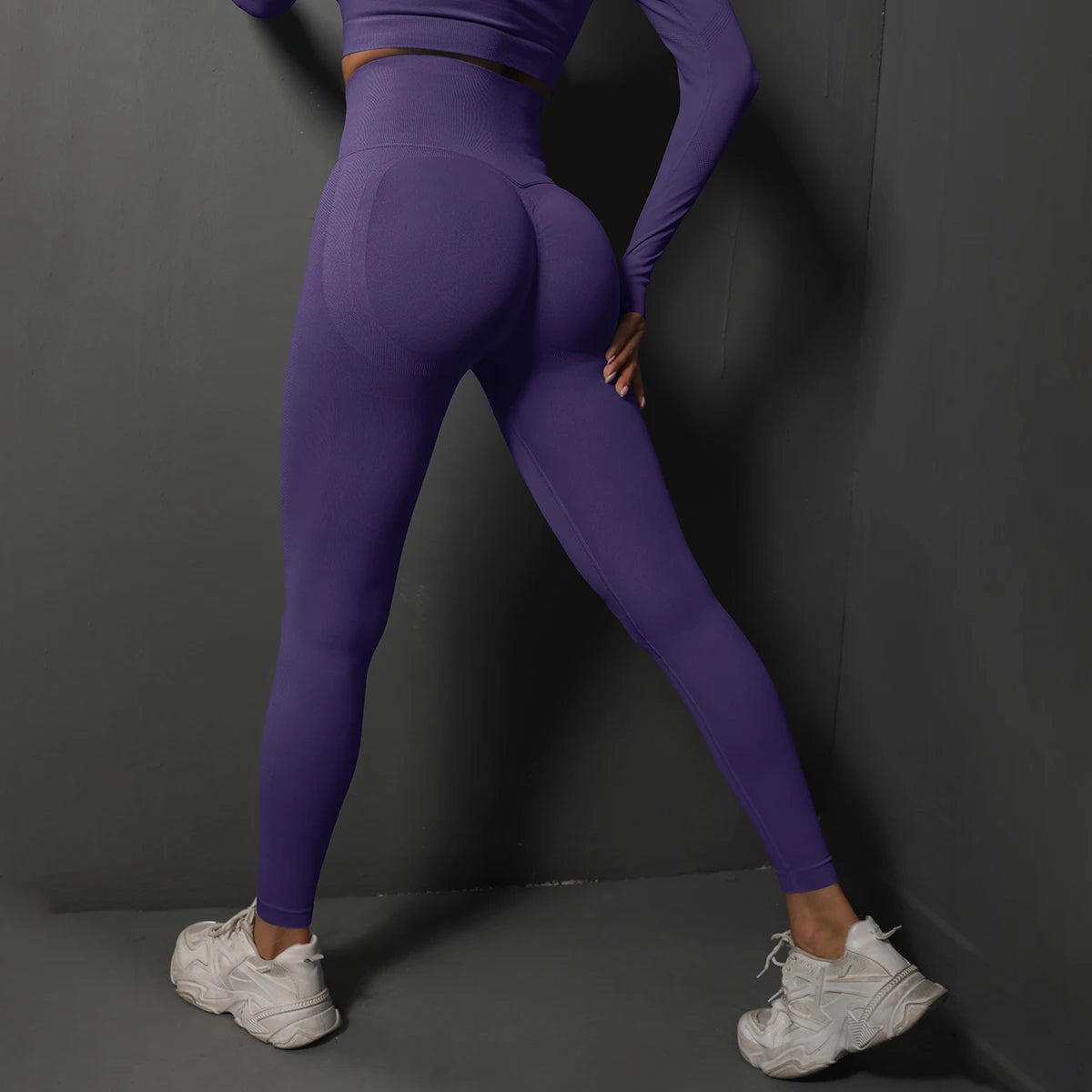 Leggings de Ginástica Sem Costura para Mulheres, Calças de Yoga Sexy, Leggings de Cintura Alta para Levantar o Bumbum, Roupas Esportivas Femininas, Vestuário de Fitness