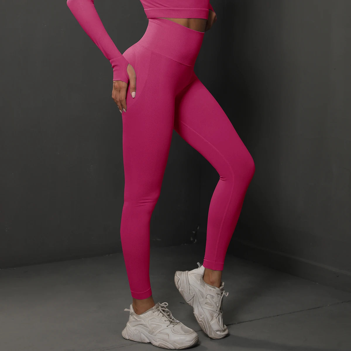 Leggings de Ginástica Sem Costura para Mulheres, Calças de Yoga Sexy, Leggings de Cintura Alta para Levantar o Bumbum, Roupas Esportivas Femininas, Vestuário de Fitness