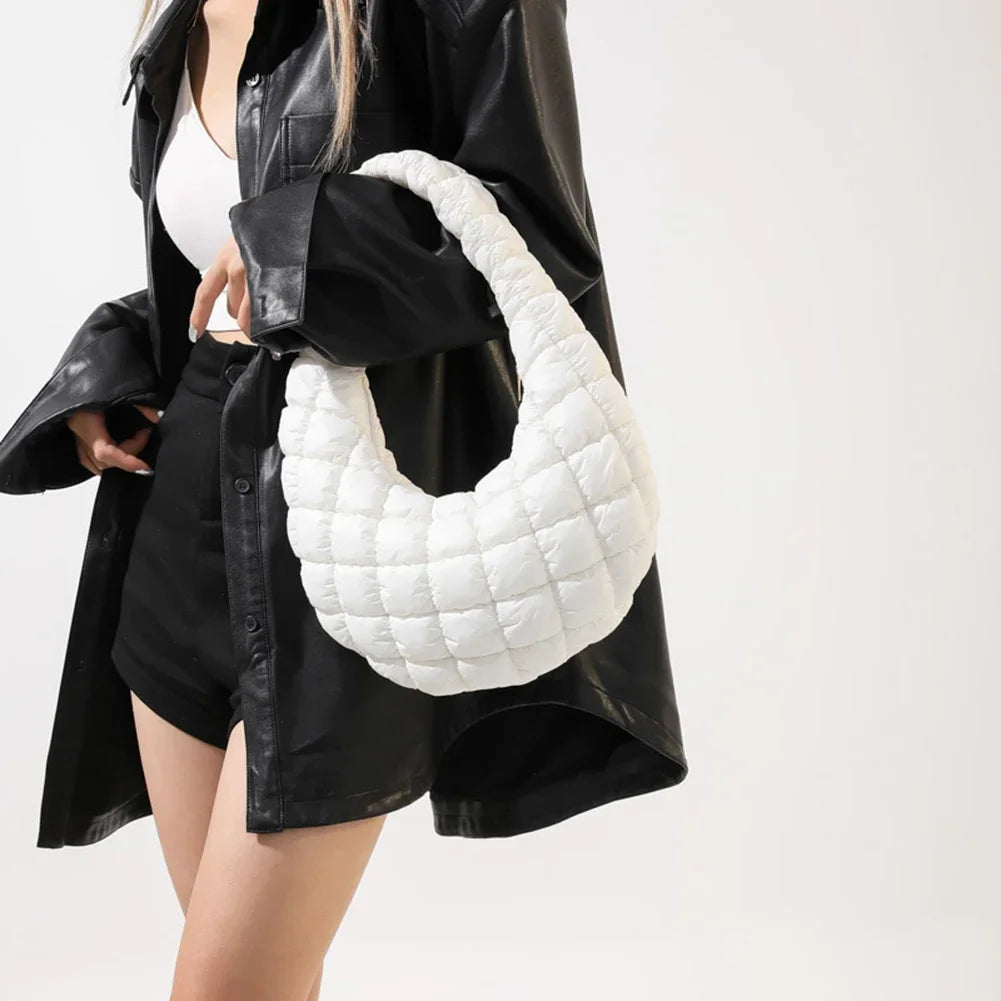 Fashion Quilted Shoulder Bags for Women Handbag Mini Cloud Pleated Bags Puffer Dumpling Bag Girl Luxury Tote Bags Top Handle Bag