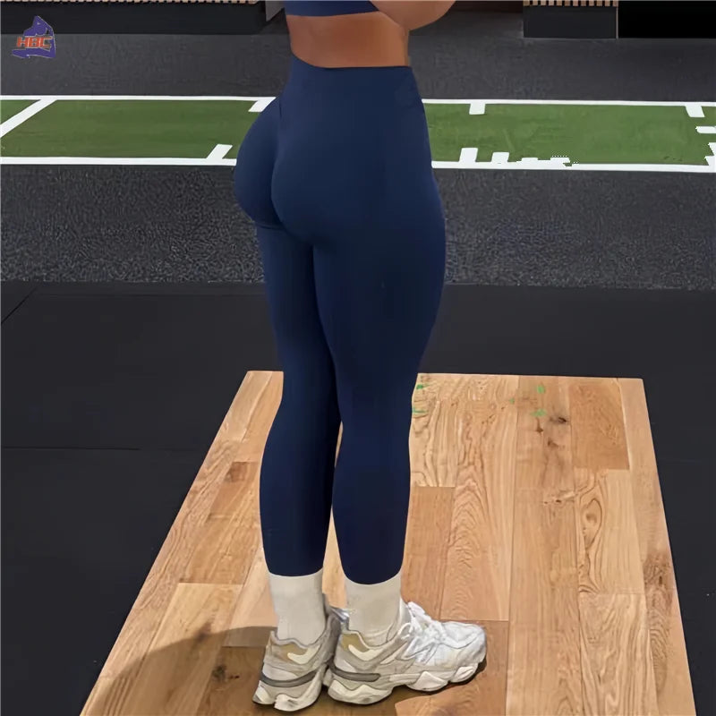 Leggings de Yoga Sem Costura YEAE para Mulheres, Calças de Fitness Atléticas para Levantamento de Bumbum, Leggings de Compressão para Academia, Roupa Ativa para Treinos.