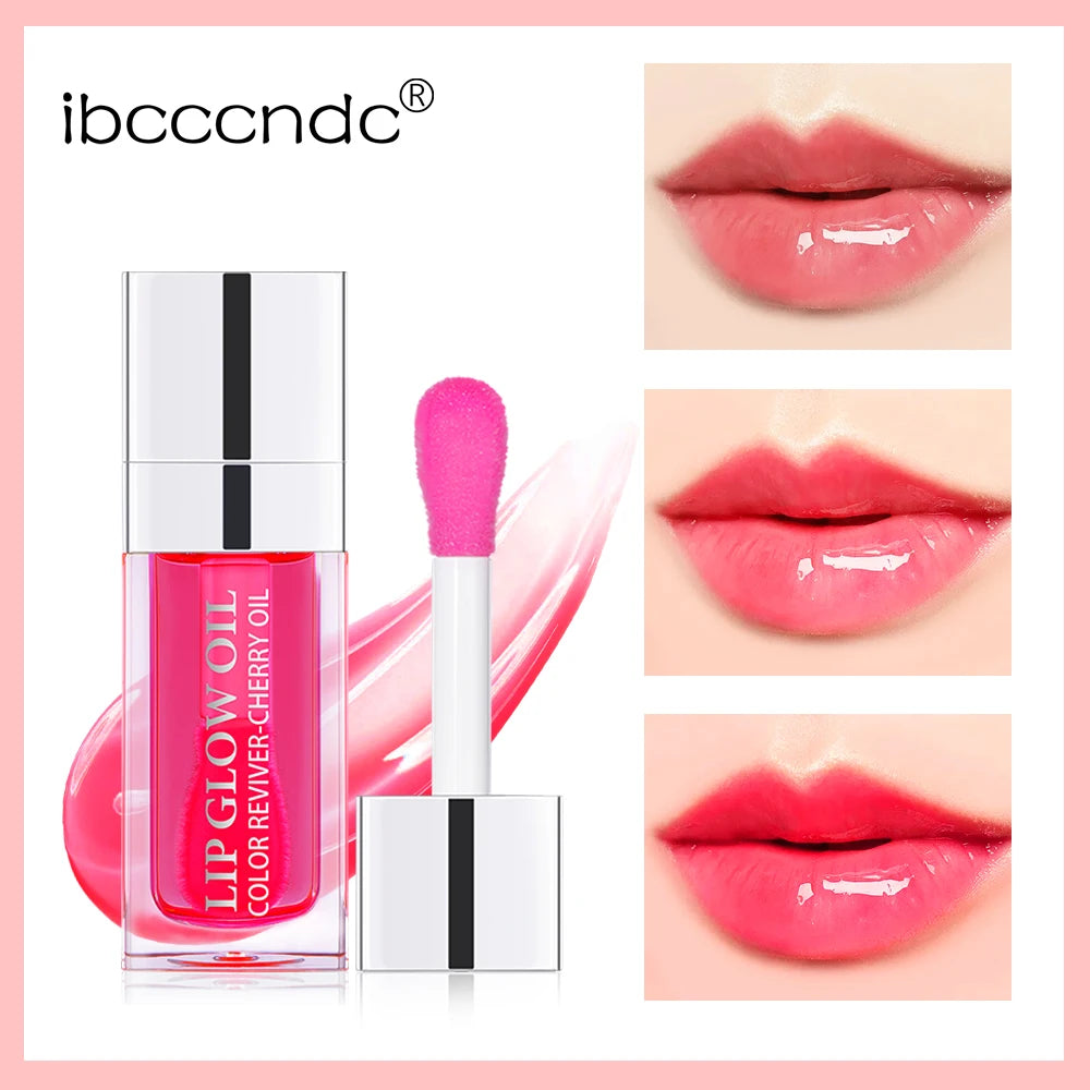 Balm Labial Hidratante Óleo Labial Original Cuidados com os Lábios Benetitnt para Lábios Aumento Esfoliante Brilho Oleoso Aumentador Rosa