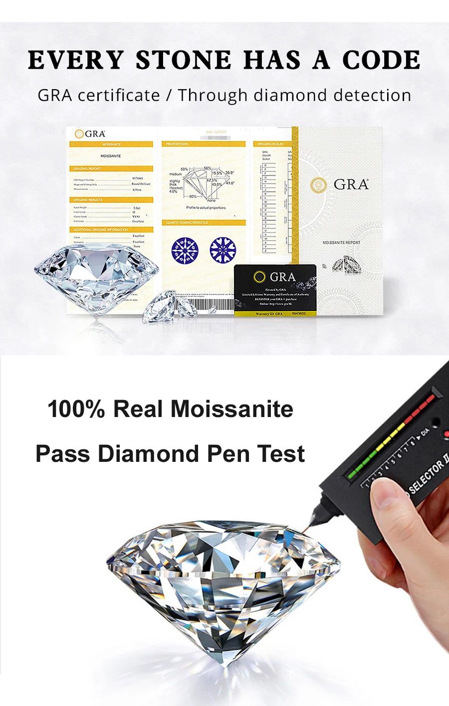 Brincos de Moissanite em Corte Oval com Estilo S925 Prata Banho de Ouro 18K para Mulheres, Brincos Solitário, Presente de Casamento, Joia com Certificado
