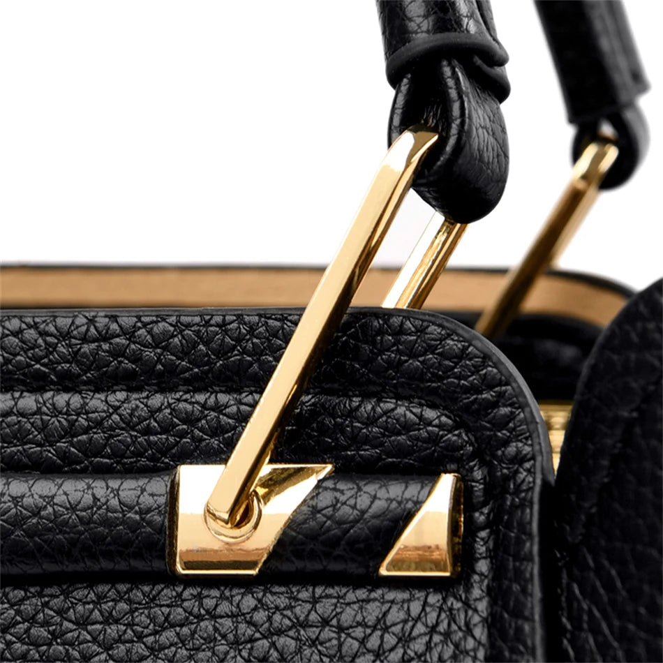 Bolsas de Couro de Grande Capacidade Shopper - Marca Messenger Totes