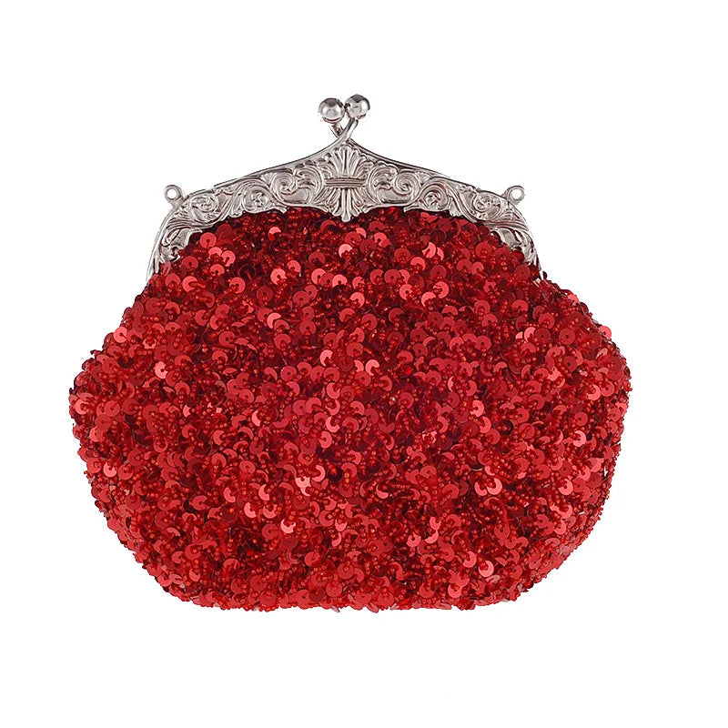 New Luxury Colorful Sequins Bag for Women's Shoulder Bag Designer Chain Tote Crossbody Dinner Bag Purses Handbags Satchel