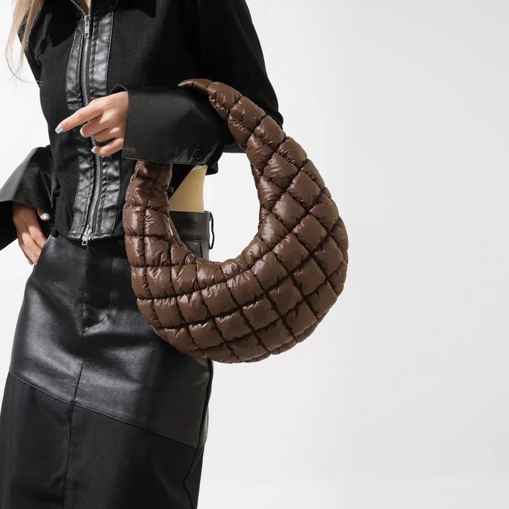 Fashion Quilted Shoulder Bags for Women Handbag Mini Cloud Pleated Bags Puffer Dumpling Bag Girl Luxury Tote Bags Top Handle Bag