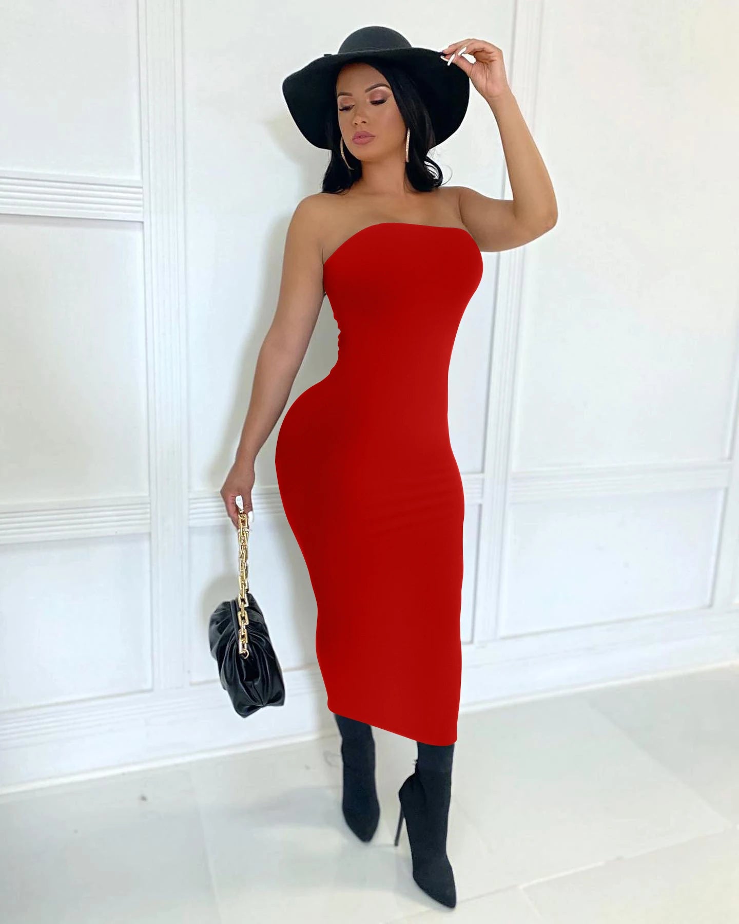 vestido de praia longo feminino sexy sem mangas com peito envolto