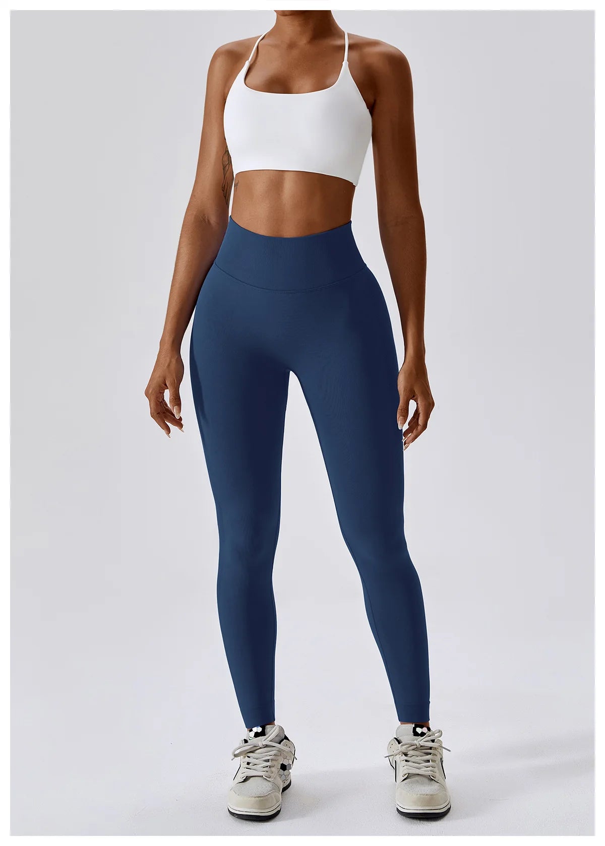 Leggings de Yoga para Mulheres Fitness, Corrida, Cintura Alta, Calças Slim, Levanta o Bumbum, Legging de Esporte com Roupas de Ginástica, Jogging, Treino Feminino