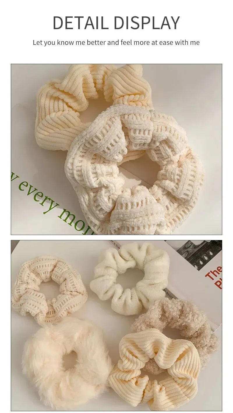 Conjunto de 7/21 peças de presilhas de cabelo para mulheres - Conjunto de elásticos de cabelo macios sólidos para meninas, suportes de coque, bandas de borracha, amarras de cabelo, acessórios para cabelo