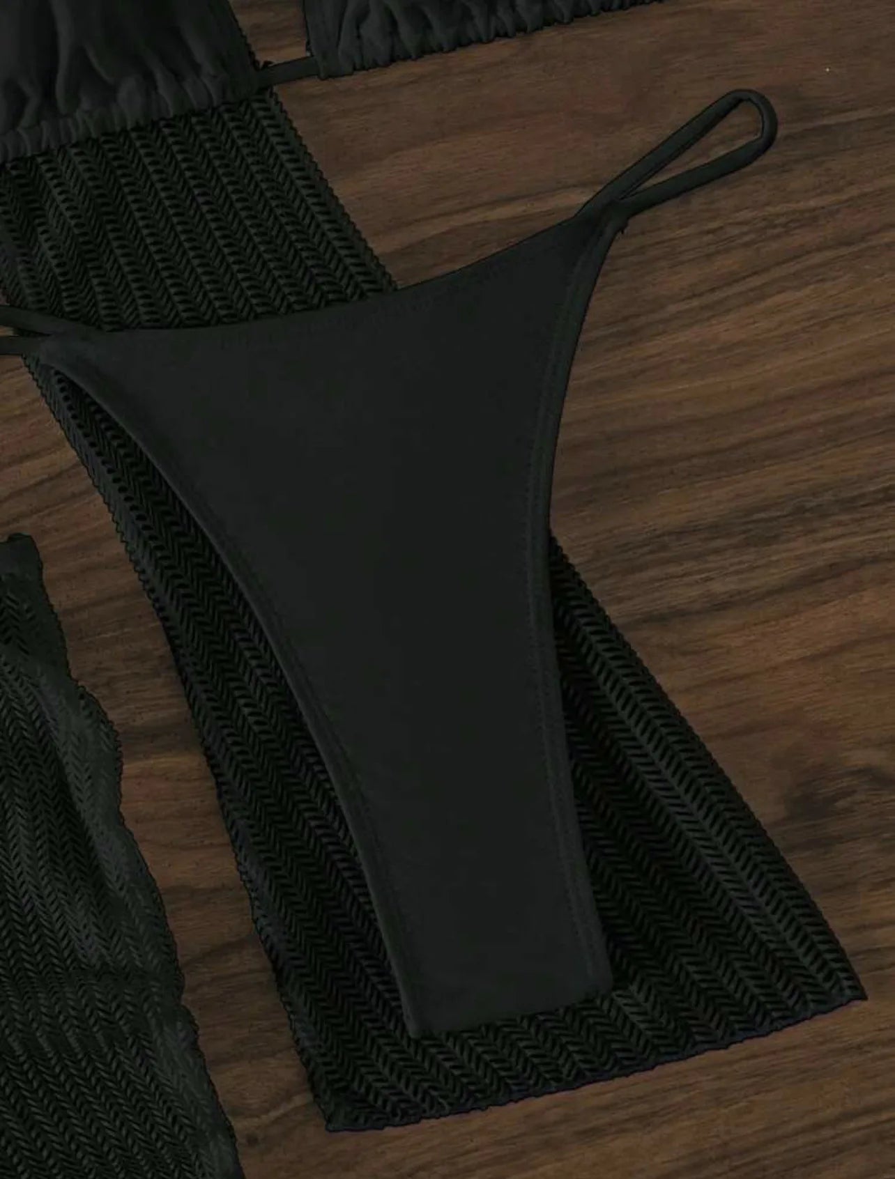 Biquínis Sexy 2025 Trajes de Banho Femininos Conjunto de Biquíni Brasileiro de Três Peças Roupas de Praia Trajes de Banho para a Piscina