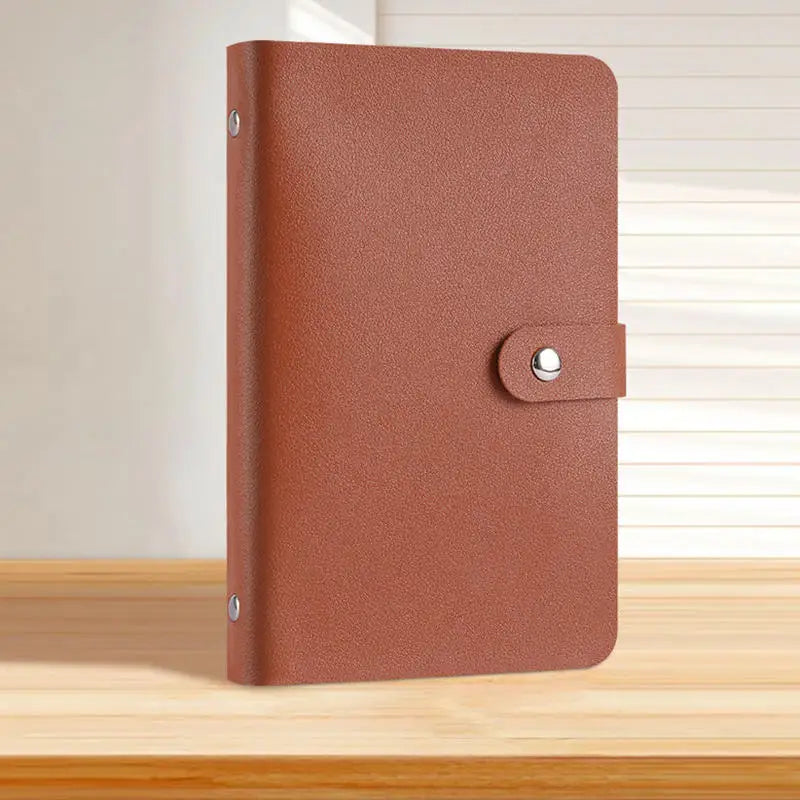 Money Savings Challenge Binder Clear 100 Envelopes Budget Savings Challenges Book Leather Waterproof Cash Budget Notebook