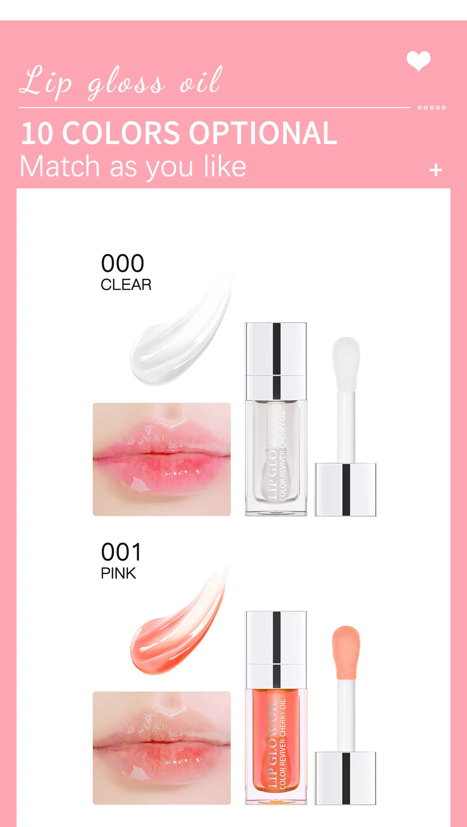 Balm Labial Hidratante Óleo Labial Original Cuidados com os Lábios Benetitnt para Lábios Aumento Esfoliante Brilho Oleoso Aumentador Rosa