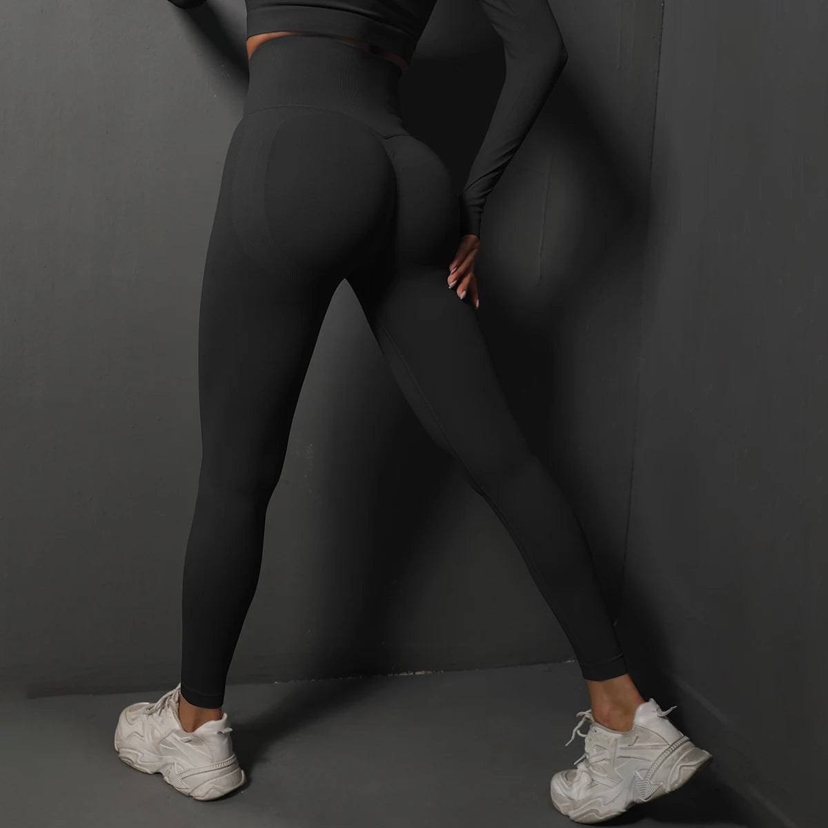 Leggings de Ginástica Sem Costura para Mulheres, Calças de Yoga Sexy, Leggings de Cintura Alta para Levantar o Bumbum, Roupas Esportivas Femininas, Vestuário de Fitness