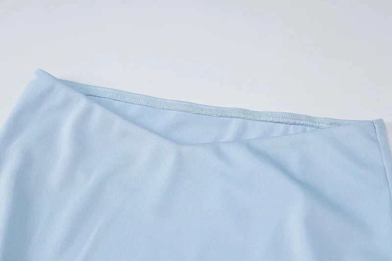 Conjuntos de Dois Peças para Festa e Balada com Tubos e Saias Mini Dulzura Mulheres Primavera 2025 Roupas para Férias Itens por Atacado para Negócios