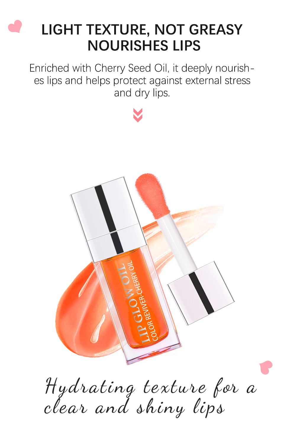 Balm Labial Hidratante Óleo Labial Original Cuidados com os Lábios Benetitnt para Lábios Aumento Esfoliante Brilho Oleoso Aumentador Rosa