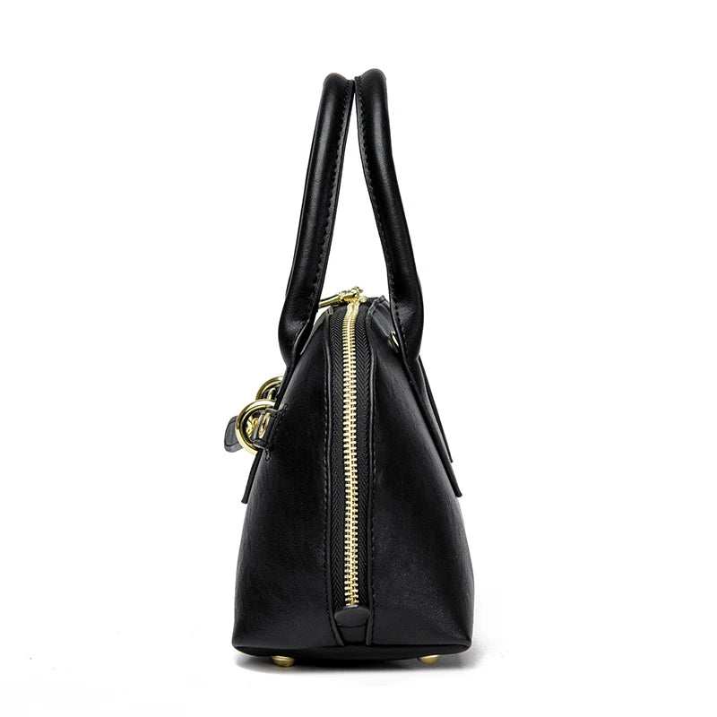 High Quality Leather Tote Bag Fashion Women Shoulder Messenger Bags Luxury Large Capacity Wear-resistant Handbag Female Sac