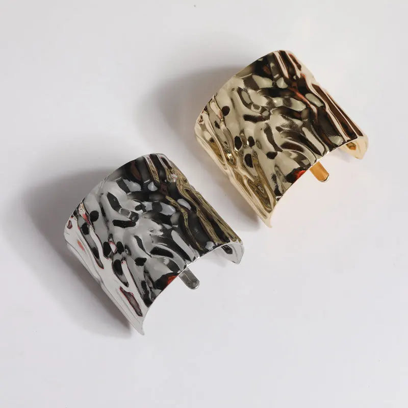 Ganchos de Cabelo Estilo Japonês em Metal, Ganchos de Rabo de Cavalo Escovados, Tiara, Grampos de Cabeça, Fivela de Cabelo Luxuosa em Ouro e Prata, Acessórios