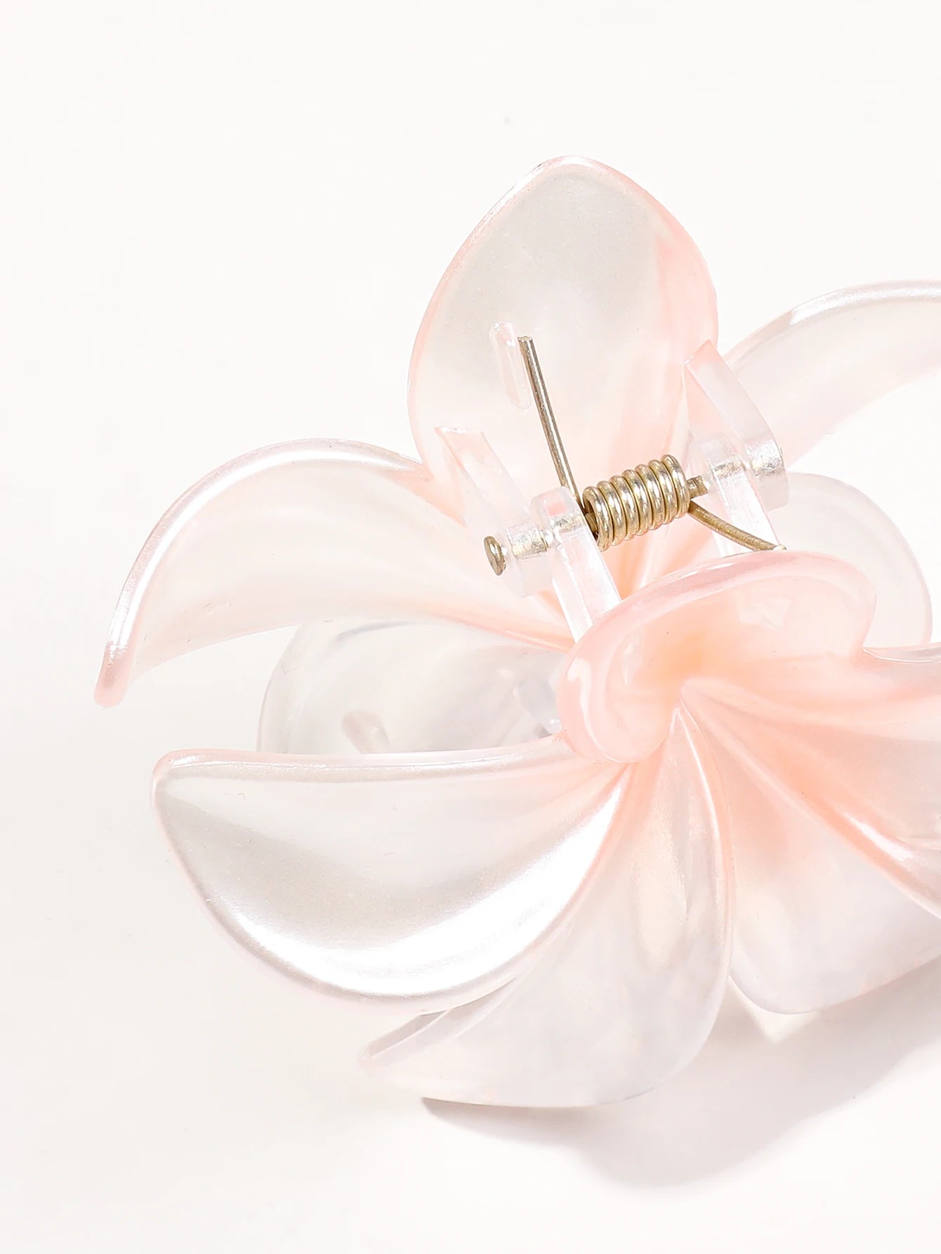 4 Peças de Grampos de Cabelo em Flor Rosa de 3 Polegadas, Grampos de Cabelo Grandes para Mulheres com Cabelo Fino, Grosso ou Cacheado, Grampos de Mandíbula com Forte Fixação dos Anos 90