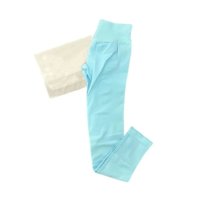 Leggings de Ioga Sem Costura para Mulheres Impact-Impact com Logo Branco, Leggings de Ginástica com Efeito de Levantamento de Bumbum, Leggings de Alta Elasticidade para Fitness