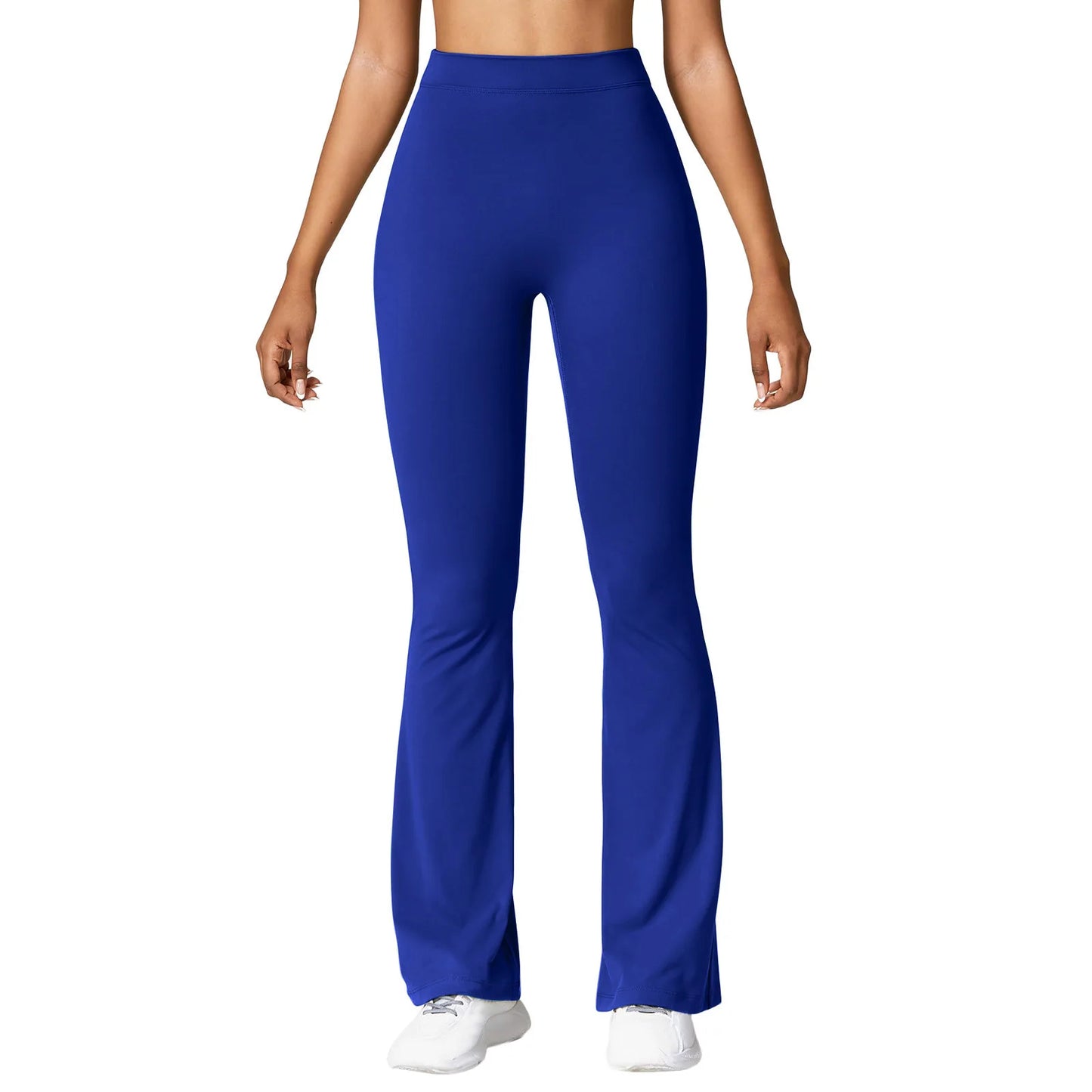 Leggings Micro Horn de Moda para Mulheres, Calças Esportivas com Cintura V nas Costas, High Waist, Levanta Bumbum, Calças de Ginástica, Leggings Casuais Slim Sólidas