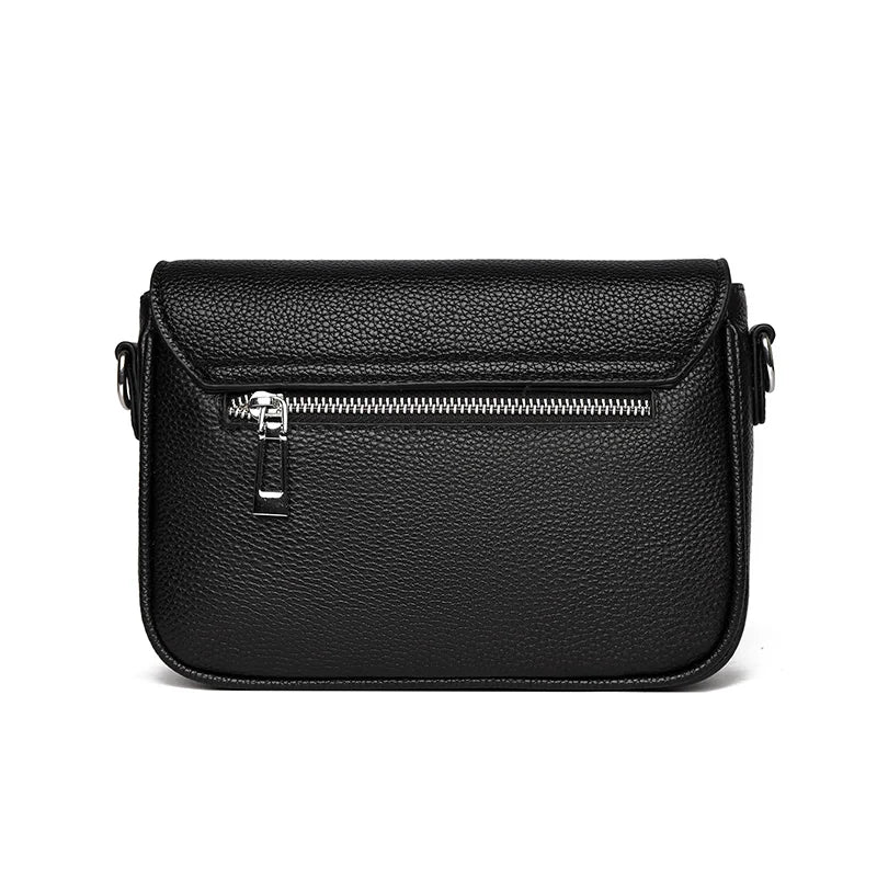 100% Genuine Leather Handbag 2025 Fashion Solid Color Female Shoulder Crossbody Bag Women bags Designer Cowhide Ladies Tote Bags